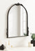 Arch Mirror Black 21x26 6
