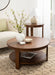 Coffee Table Walnut Brown 34x34x17 8
