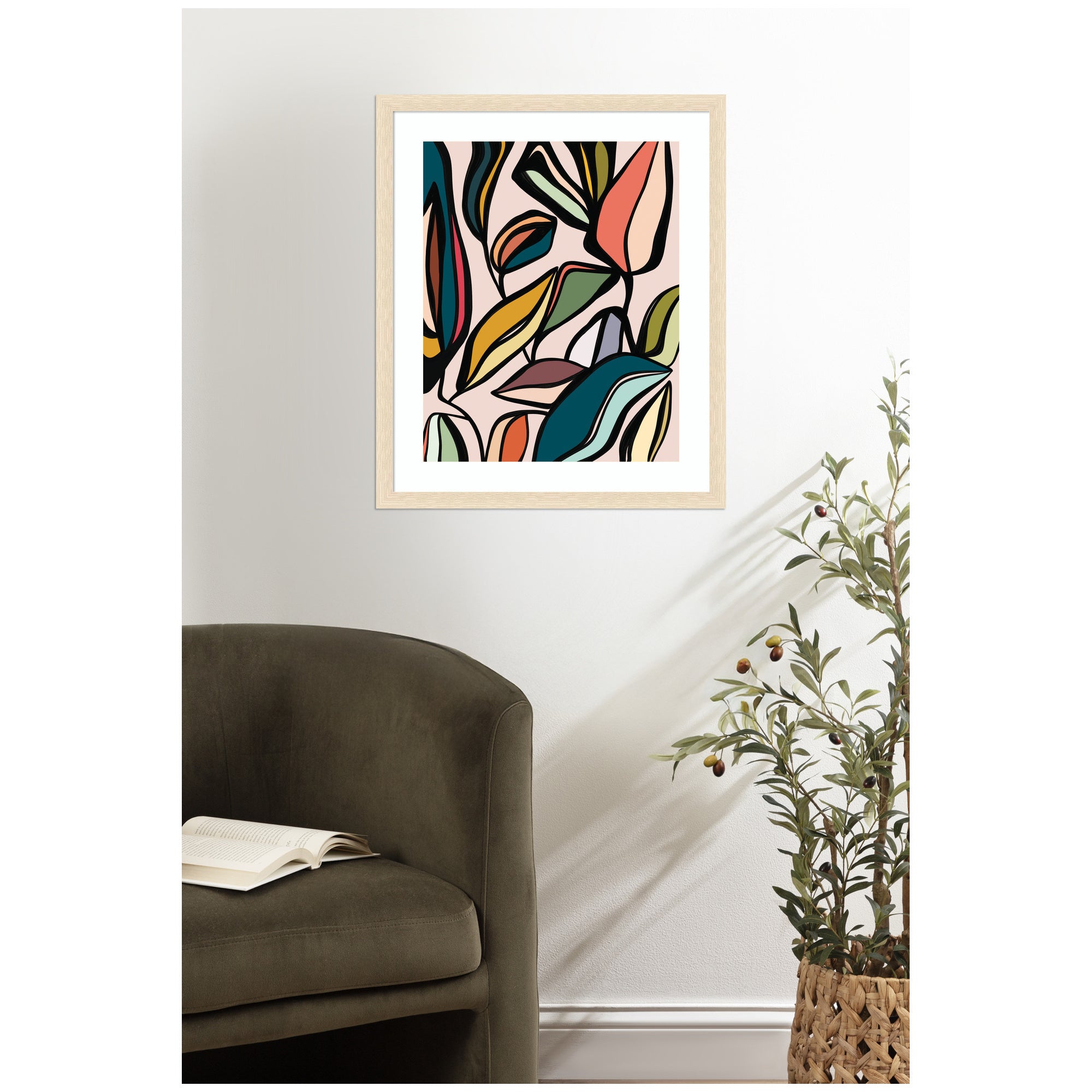 Fanciful Ficus Expansion by Alicia Bock Framed Wall Art Print