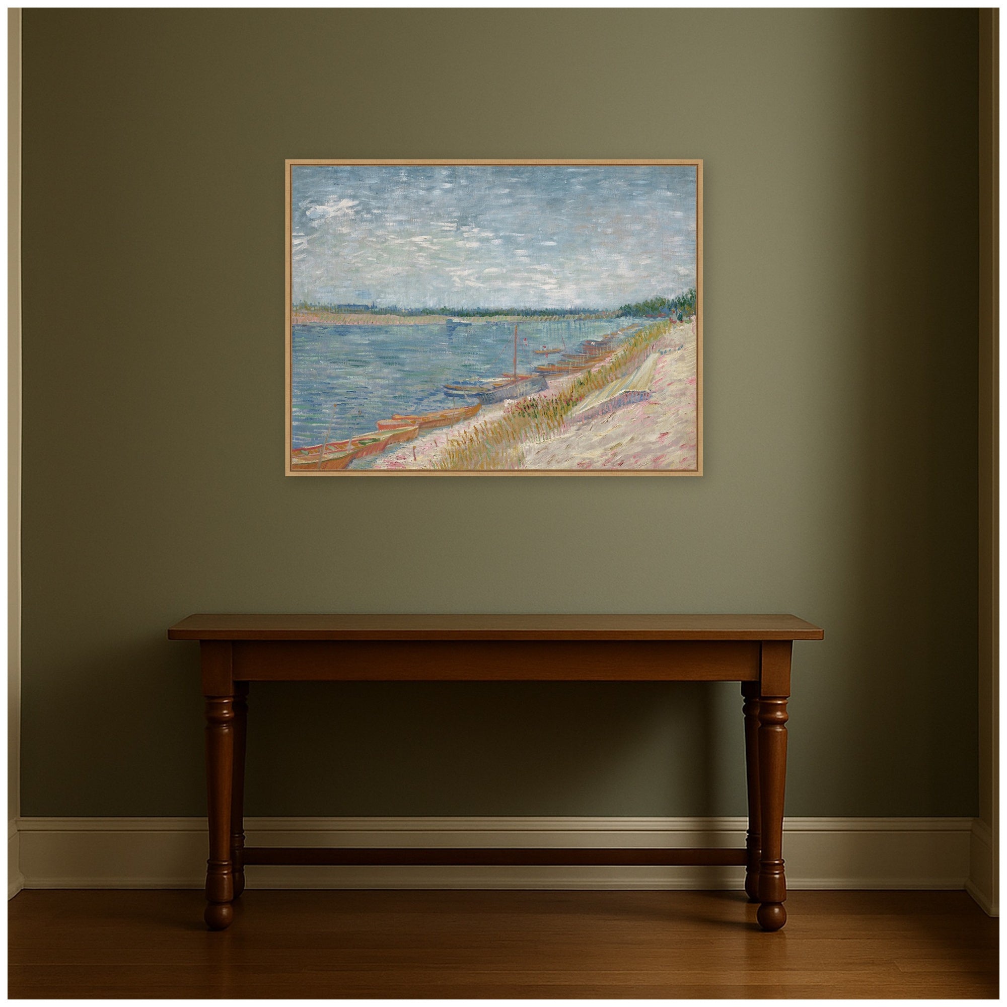 Framed Canvas 42x32 Sylvie Natural 7