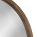 Round Mirror Rustic Brown 30" Diameter 3