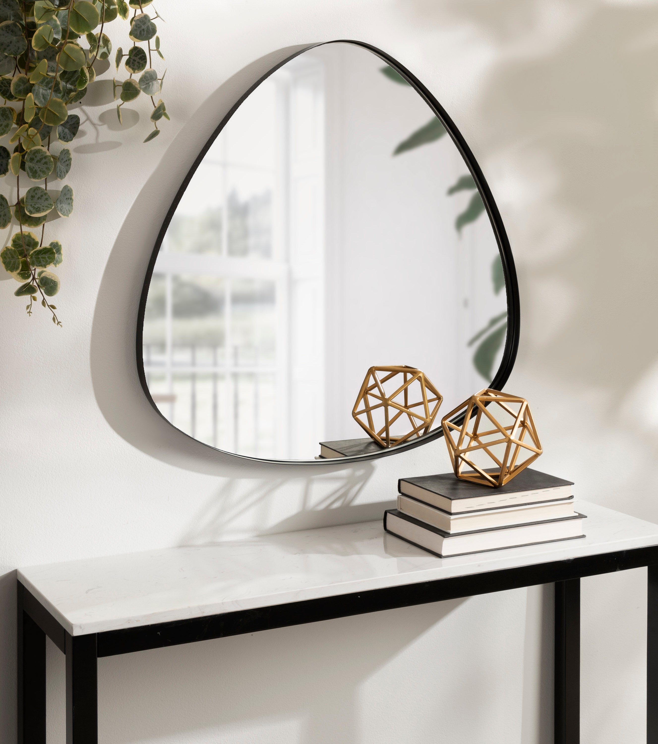 Rollo Framed Triangle Mirror