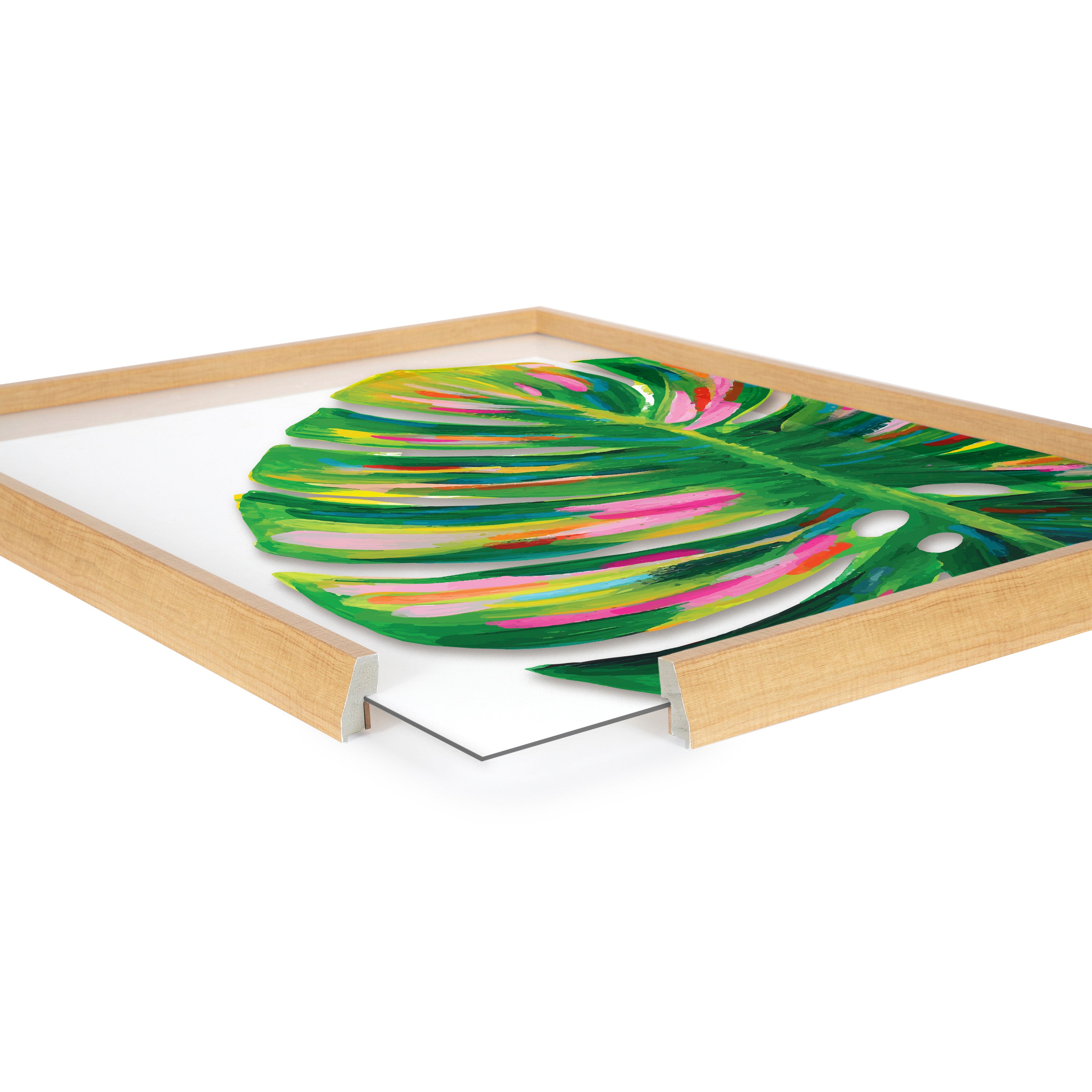 Blake Monstera Framed Printed Art by Jessi Raulet of Ettavee