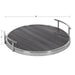 Serving Tray Gray 14" Diameter 2