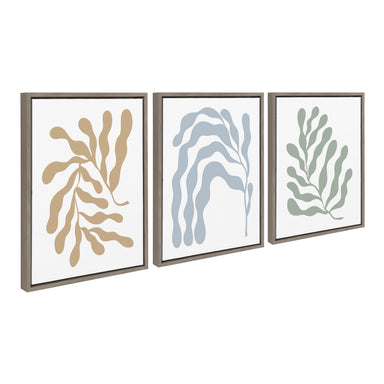 Art Set 3 Piece Set 18x24 Sylvie Graywash 1
