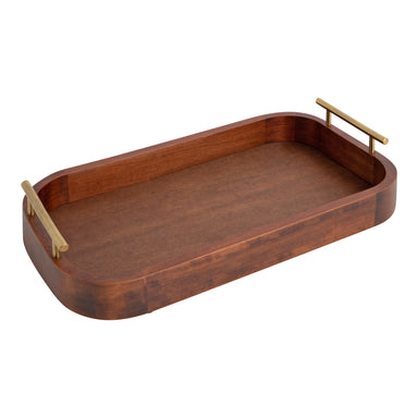 Single Tray Walnut Brown 10x18 1