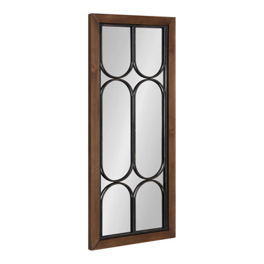 Decorative Mirror Walnut Brown 13x30 1