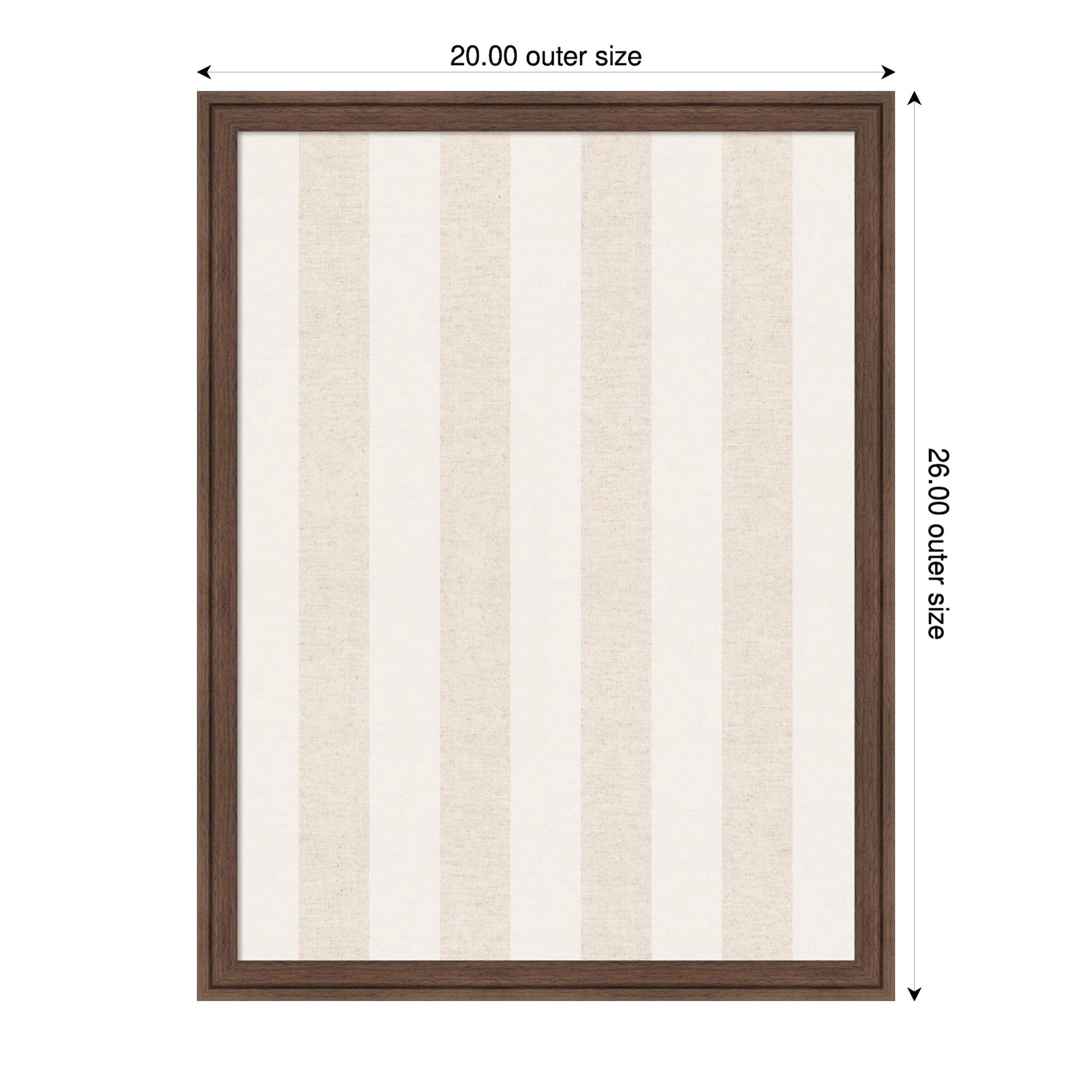 Magnetic Canvas 20x26 Florence Medium Brown 2