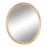 Hatherleigh Round Wood Wall Mirror