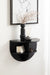 Floating Side Table Black 18x14 7