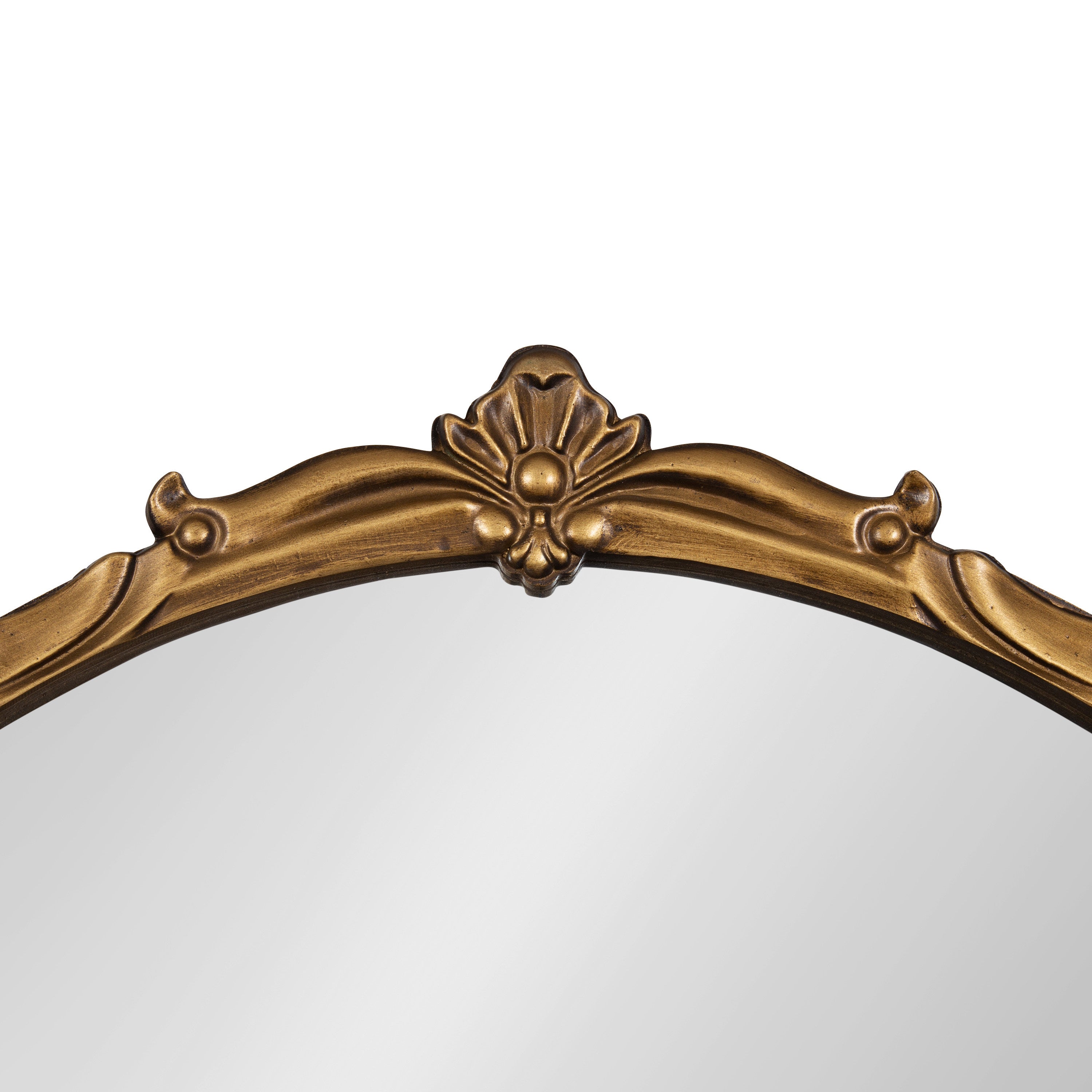 Round Mirror Gold 30" Diameter 3
