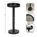 Drink Table Black 10x10x22 2