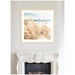 Framed Art 34x34 Woodgrain Stripe Blonde 6