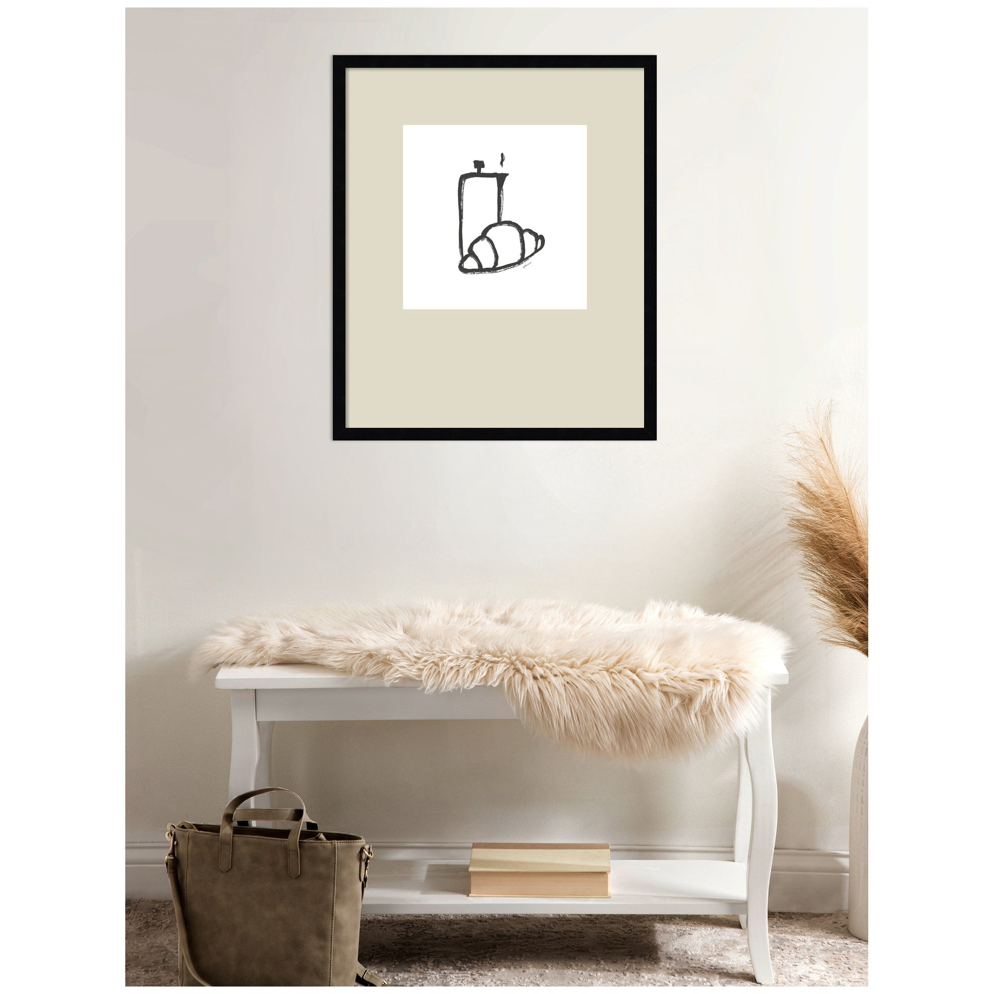 Breakfast Club No. 2 by Gabrielly Guedes Framed Wall Art Print
