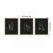 Framed Art Set 3 Piece Set 17x21 Belvedere Bronze 2