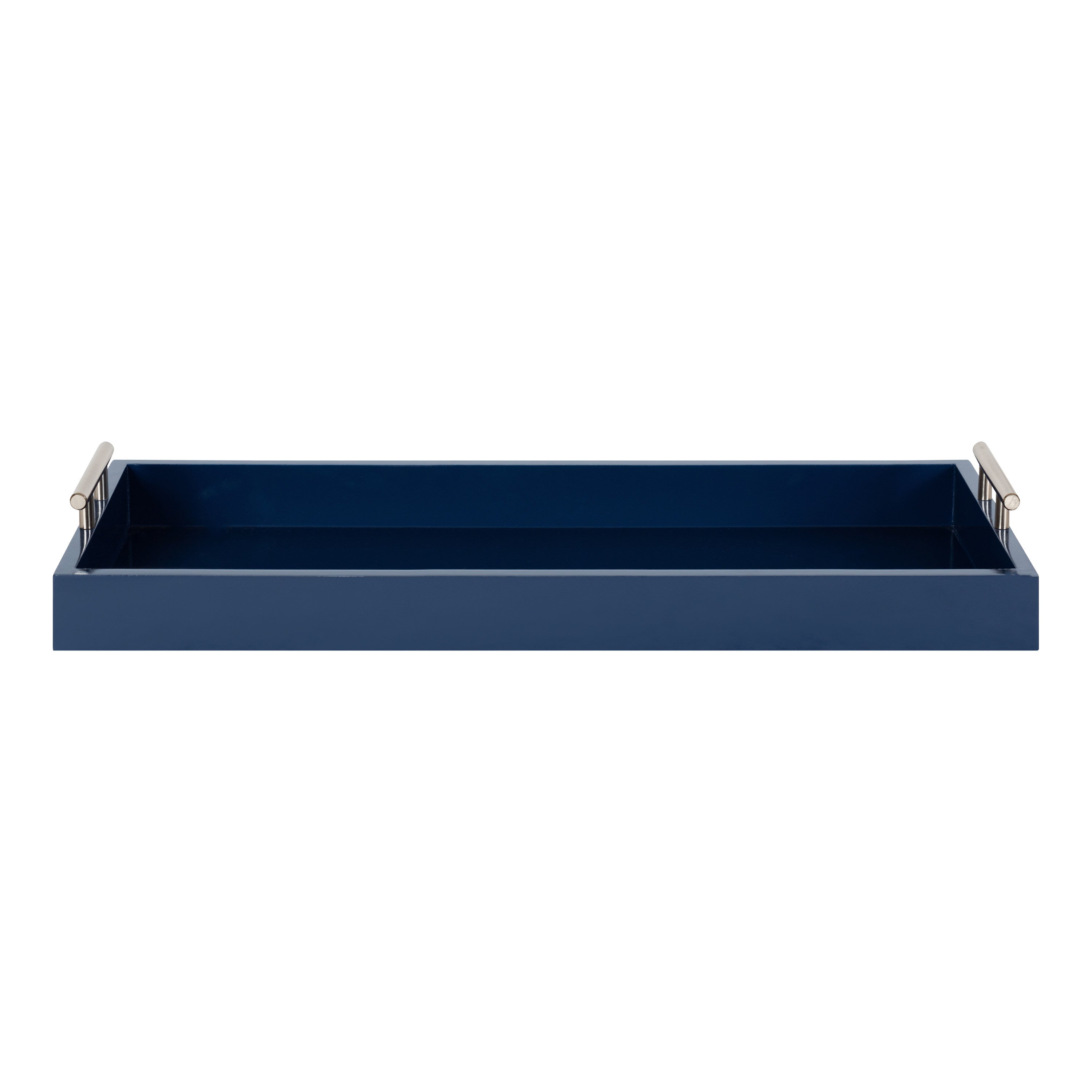 Single Tray Navy Blue Silver 10x24 3