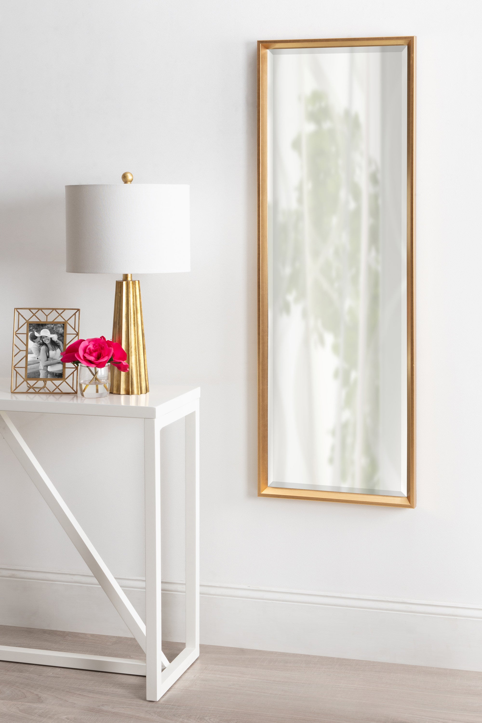 Full Length Mirror Gold 17.5x49.5 6