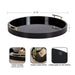 Single Tray Black 22" Diameter 2
