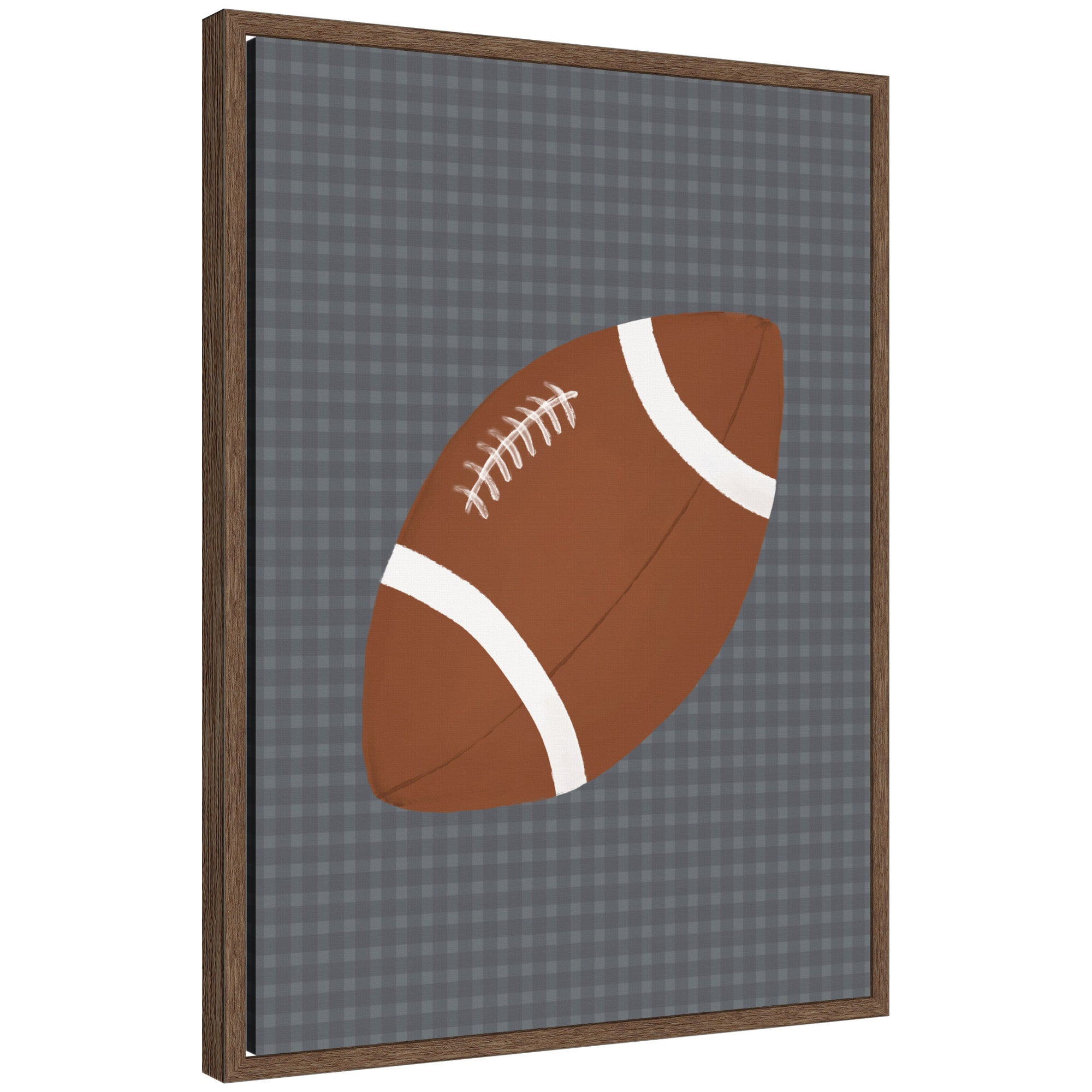 Framed Canvas 18x24 Sylvie Walnut 1