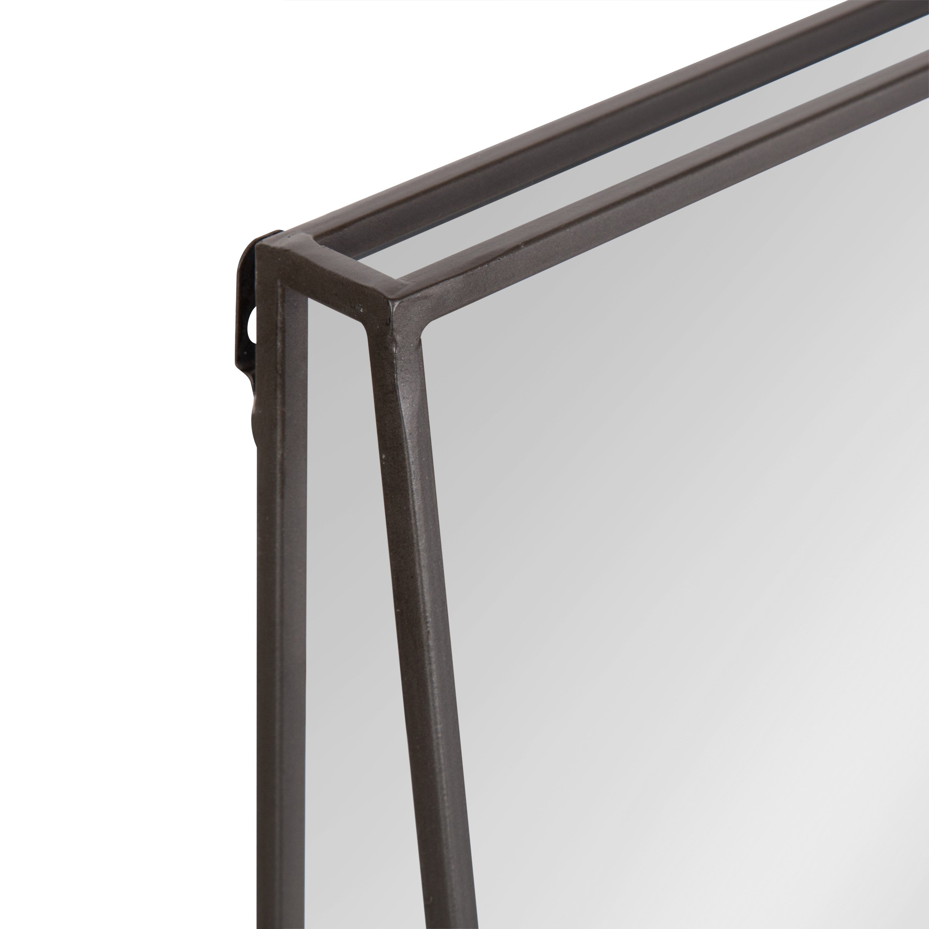 Functional Mirror Gray 18x24 6