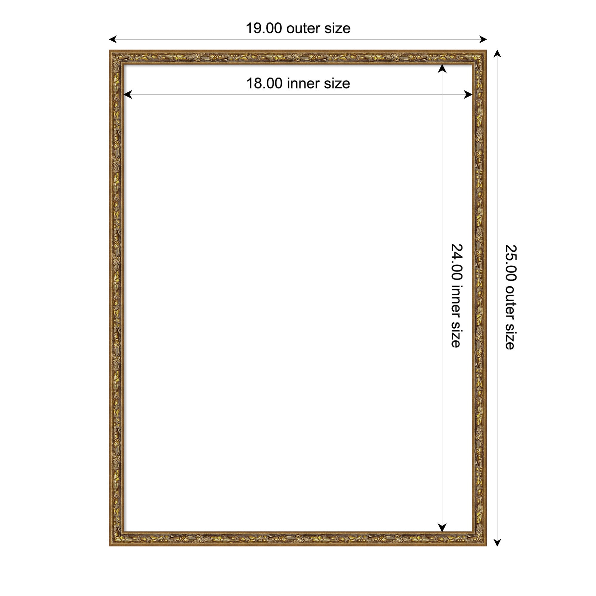 Dry Erase Board Belvedere Bronze 19x25 2