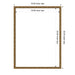 Dry Erase Board Belvedere Bronze 19x25 2