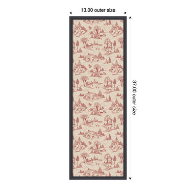 Magnetic Canvas Edith Black 13x37 2