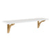 Floating Shelf 36" White Gold 1