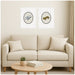 Art Set Sylvie White 2 Piece Set 18x24 5