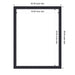 Dry Erase Board Florence Black 20x26 2