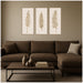 Art Set 3 Piece Set 18x40 Sylvie Dark Gold 5
