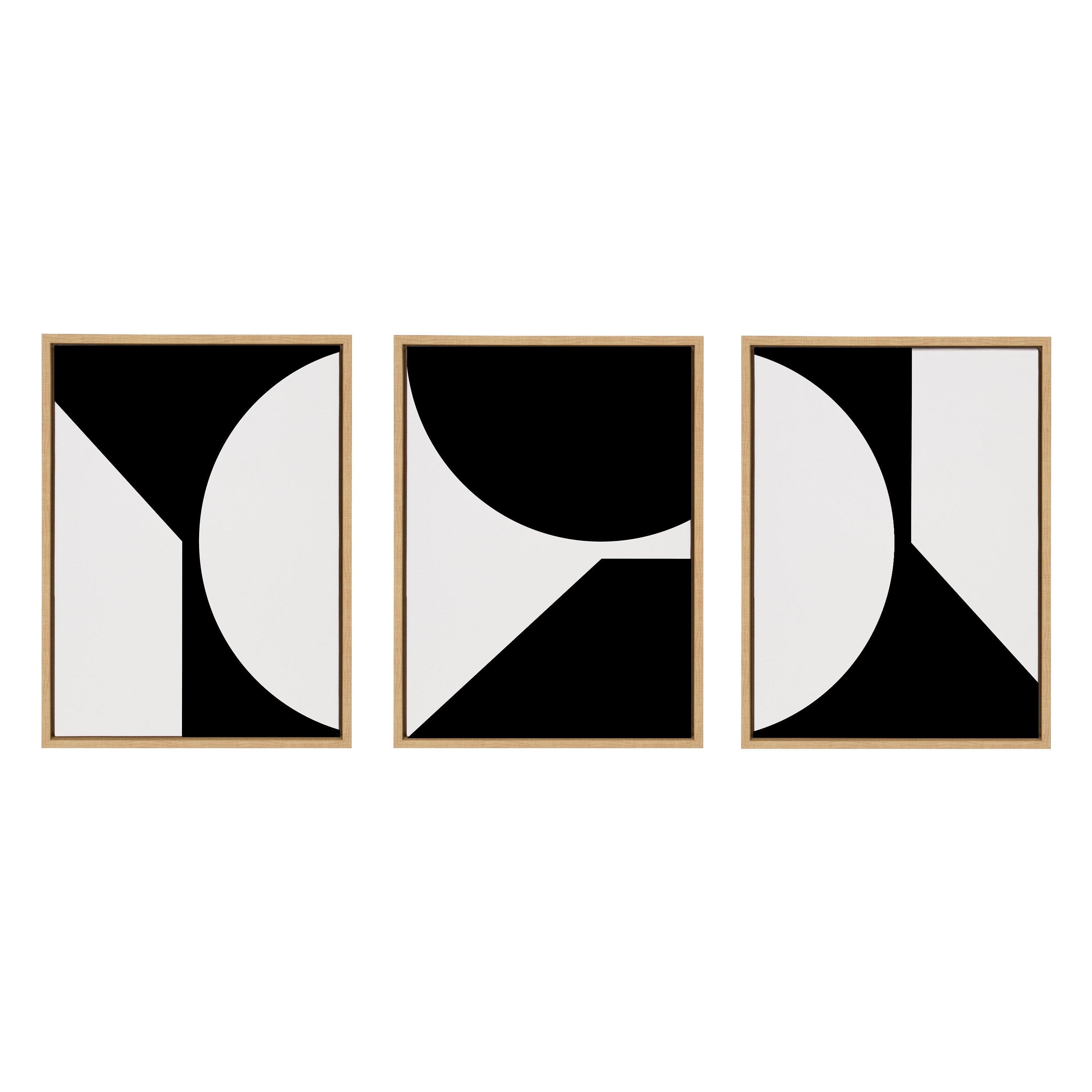 Art Set 3 Piece Set 18x24 Sylvie Natural 2