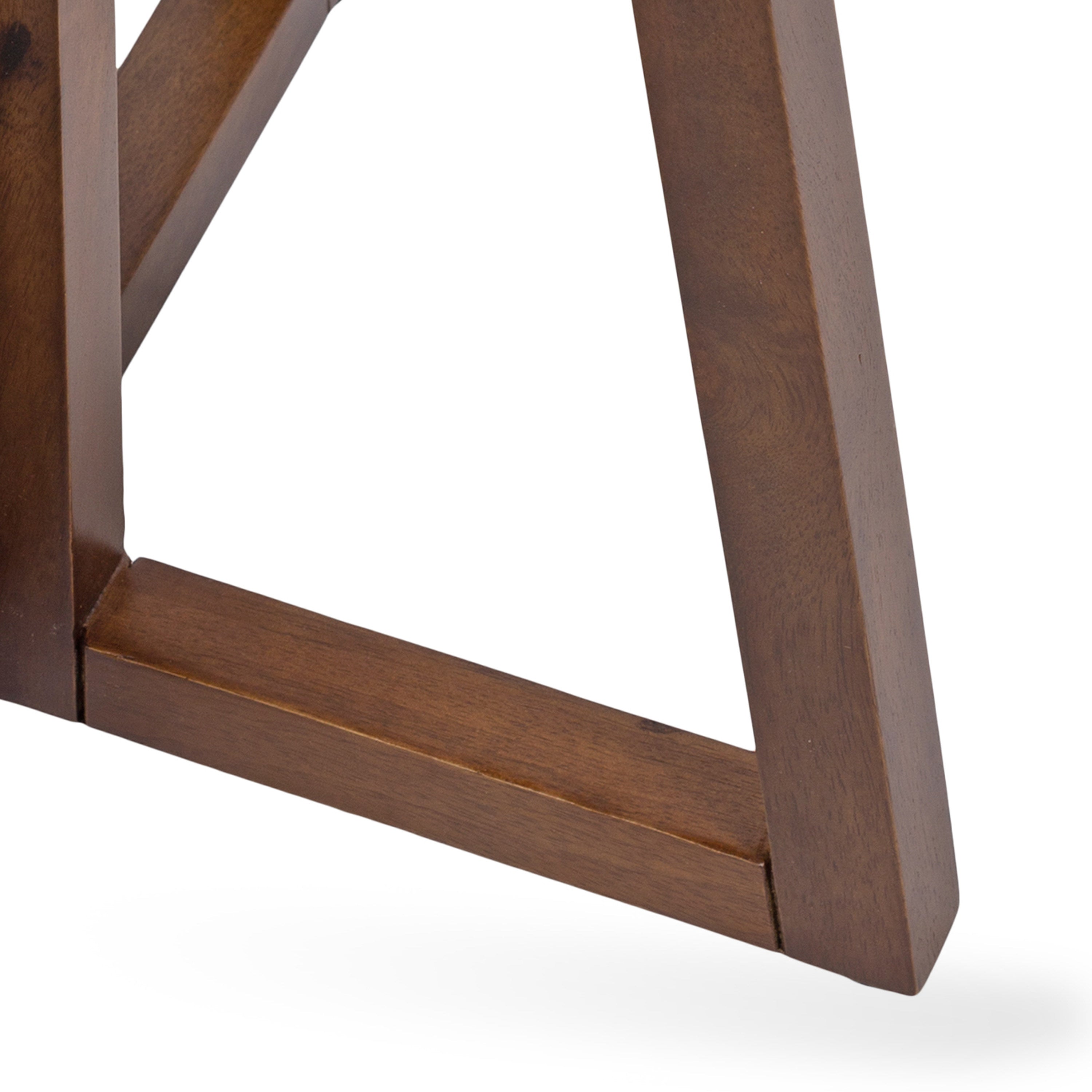 Side Table Walnut Brown 18x18x22 6