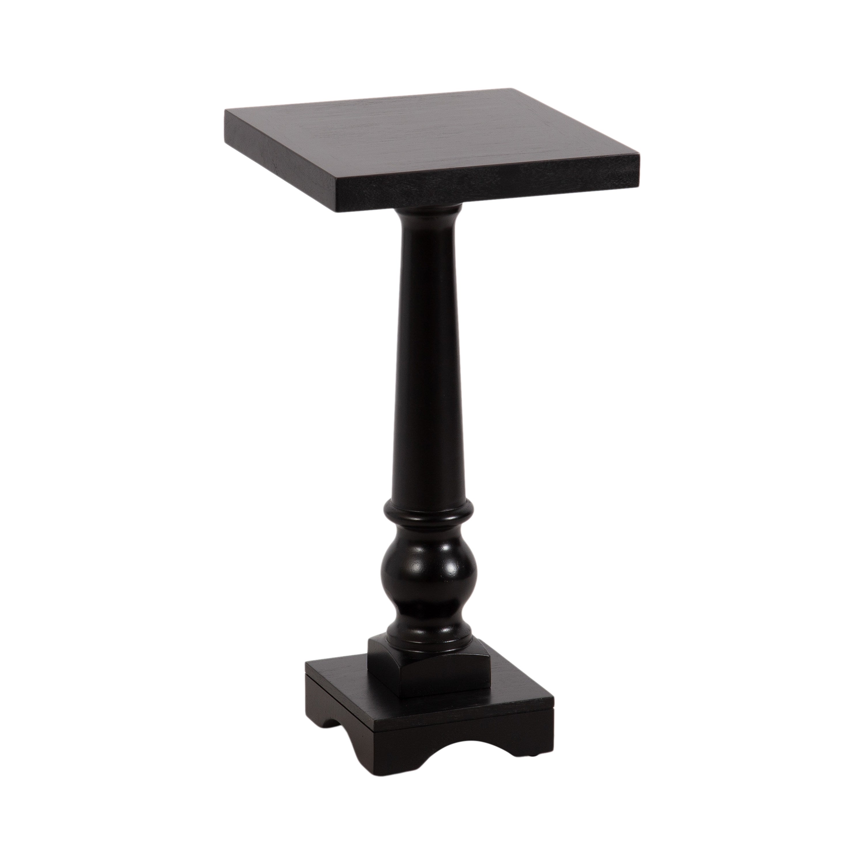 Side Table Black 12x12x25 1