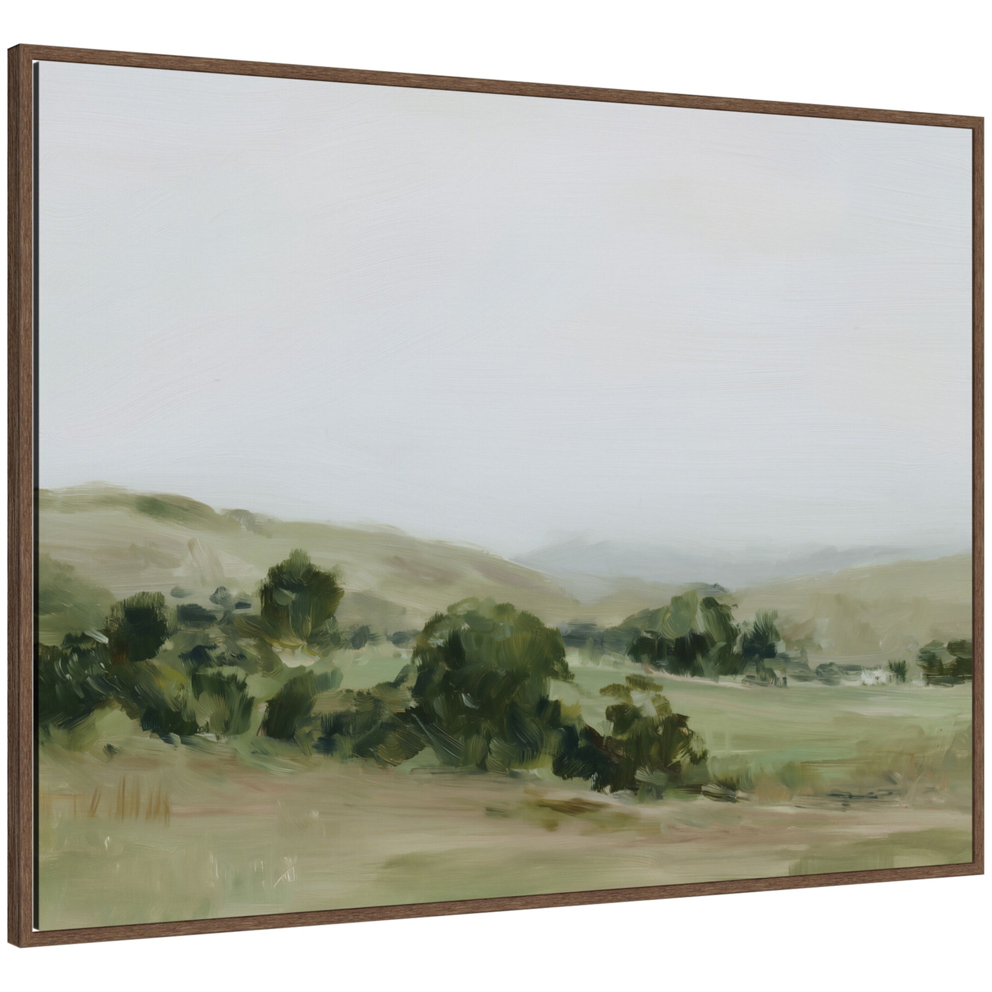 Framed Canvas 42x32 Sylvie Walnut 1
