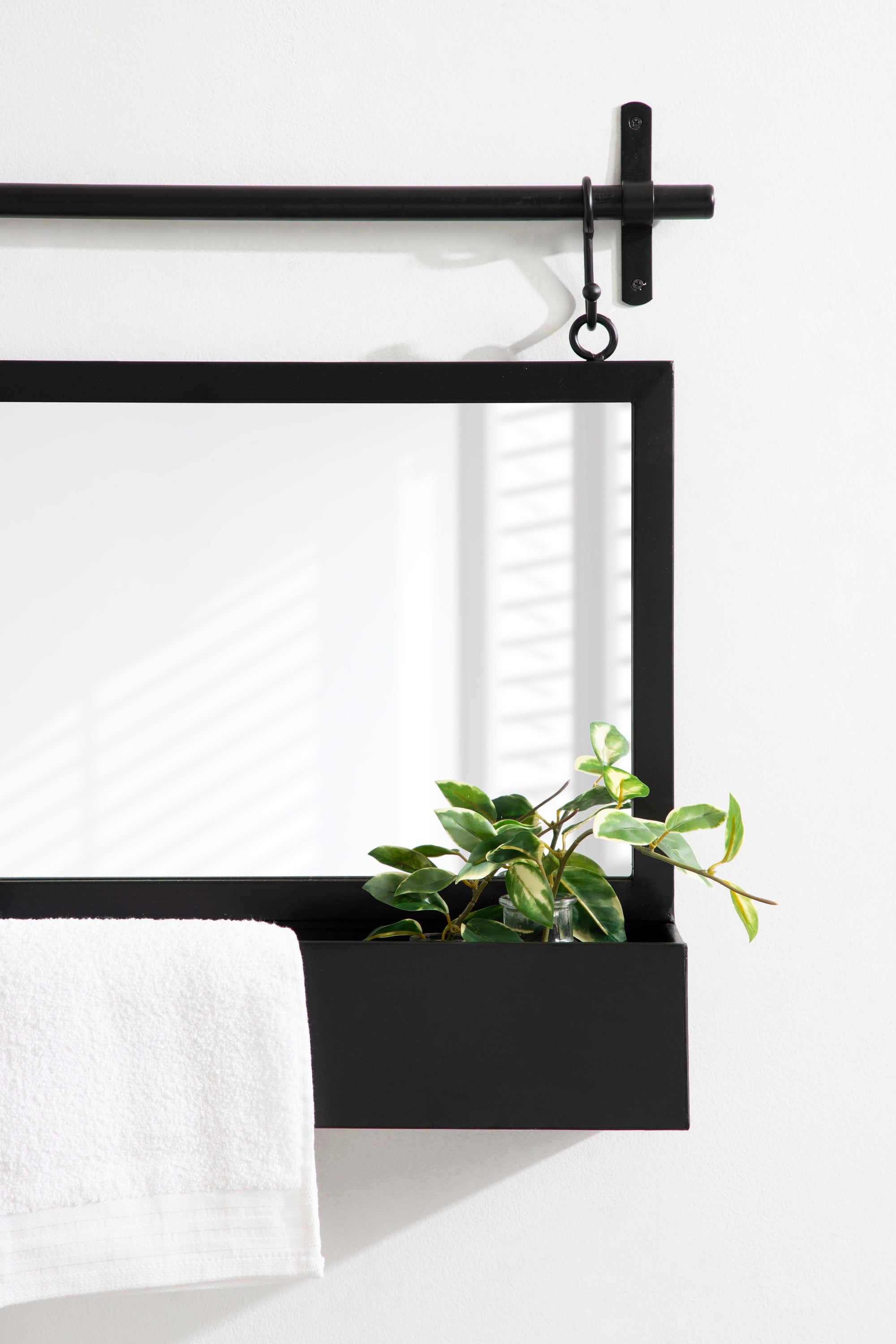 Gammons Wall Mirror with Shelf