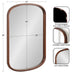Capsule Mirror Dark Brown 24x36 2