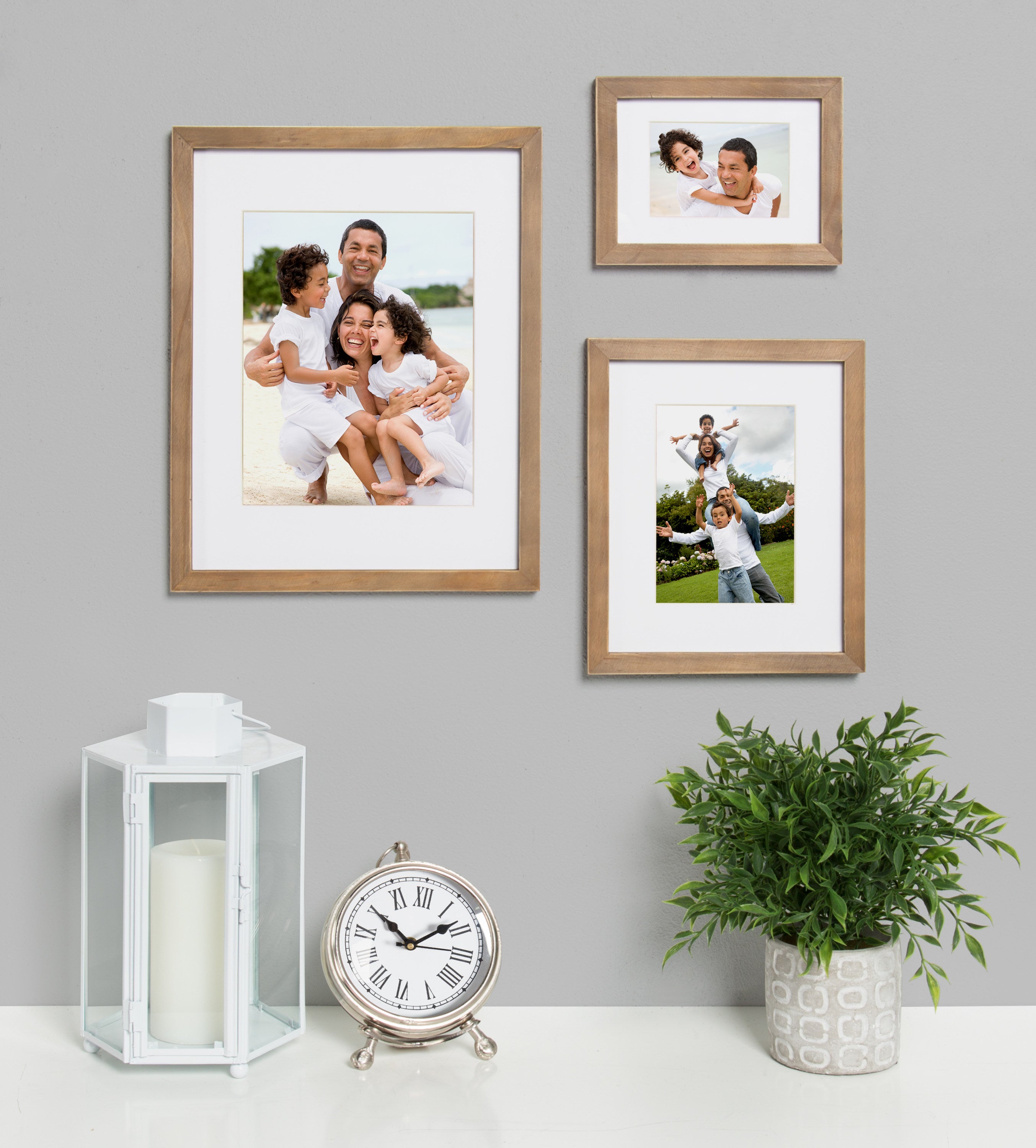 Tabletop Frame Rustic Brown 8x10 matted to 5x7 7