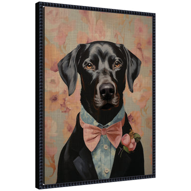 Framed Canvas 18x24 Sylvie Beaded Black 1