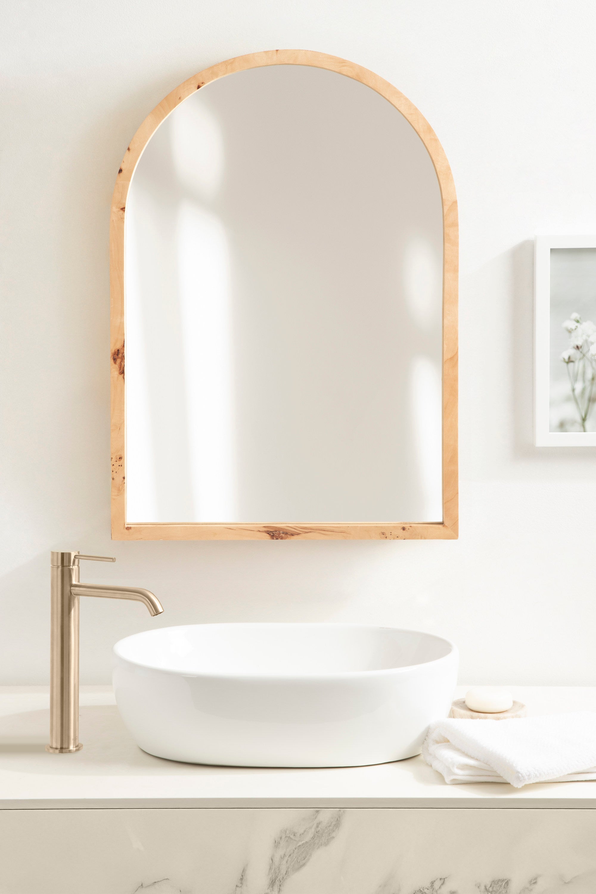 Arch Mirror Natural 22x32 7