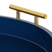 Single Tray Navy Blue 15.5" Diameter 3