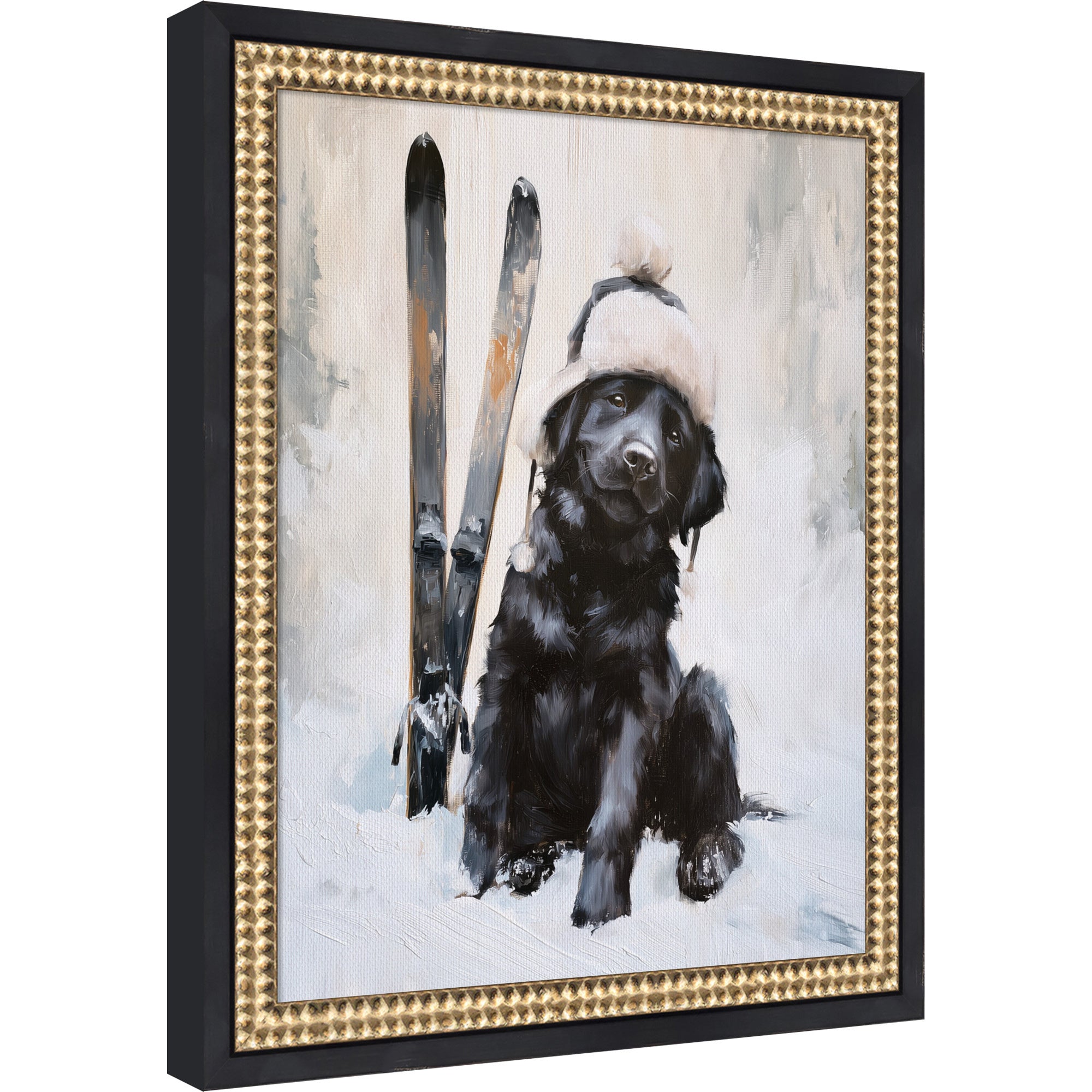 Mounted Canvas Castellan Black 13x16 1