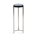 Drink Table Blue Silver 9x9x23 5