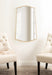 Scallop Mirror Gold 22x36 7
