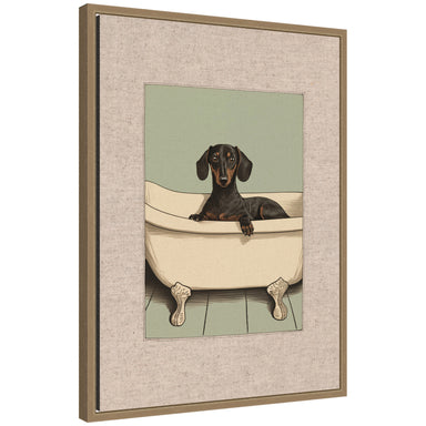 Framed Canvas 18x24 Sylvie Dark Gold 1