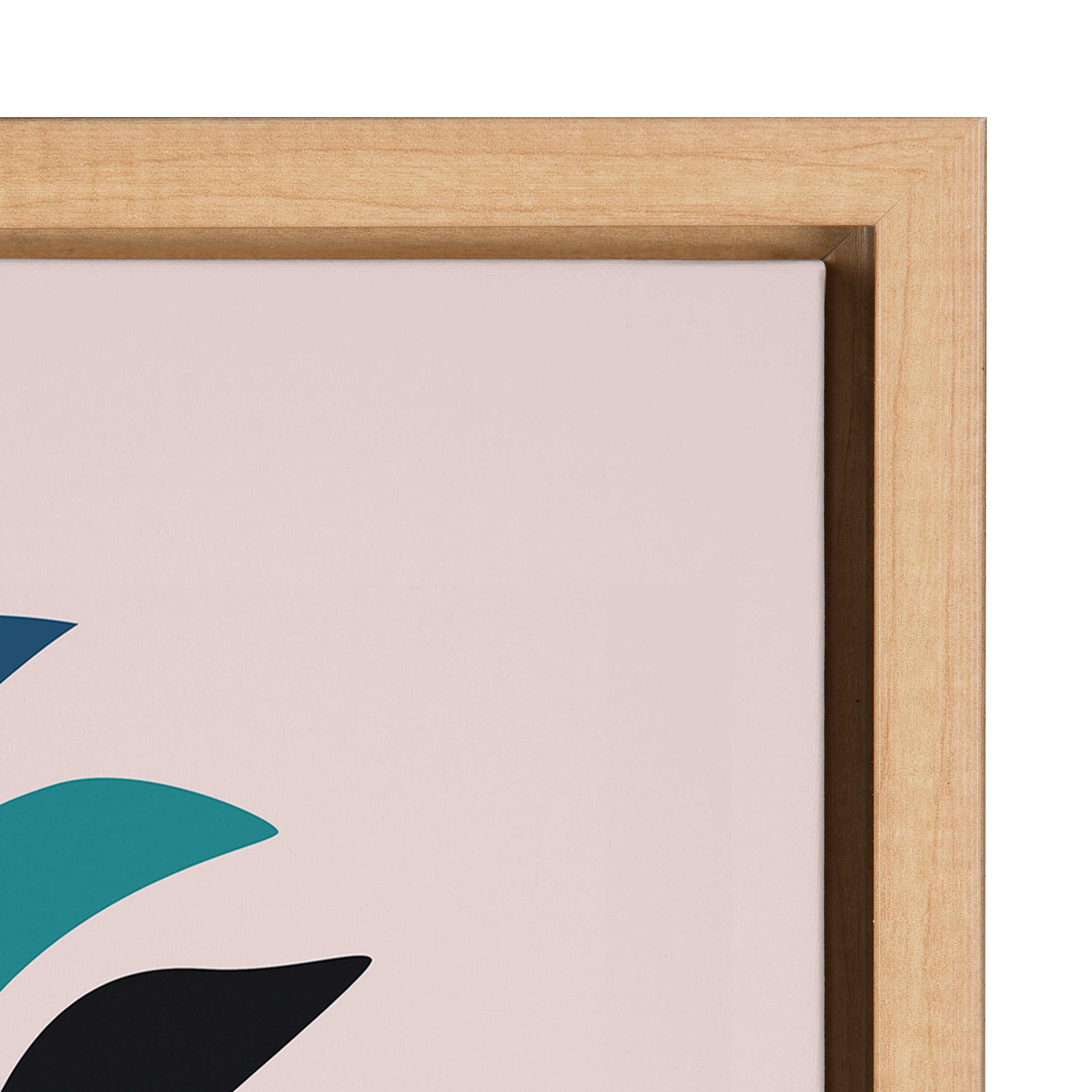 Sylvie Parakeet Framed Canvas by Rachel Lee of My Dream Wall