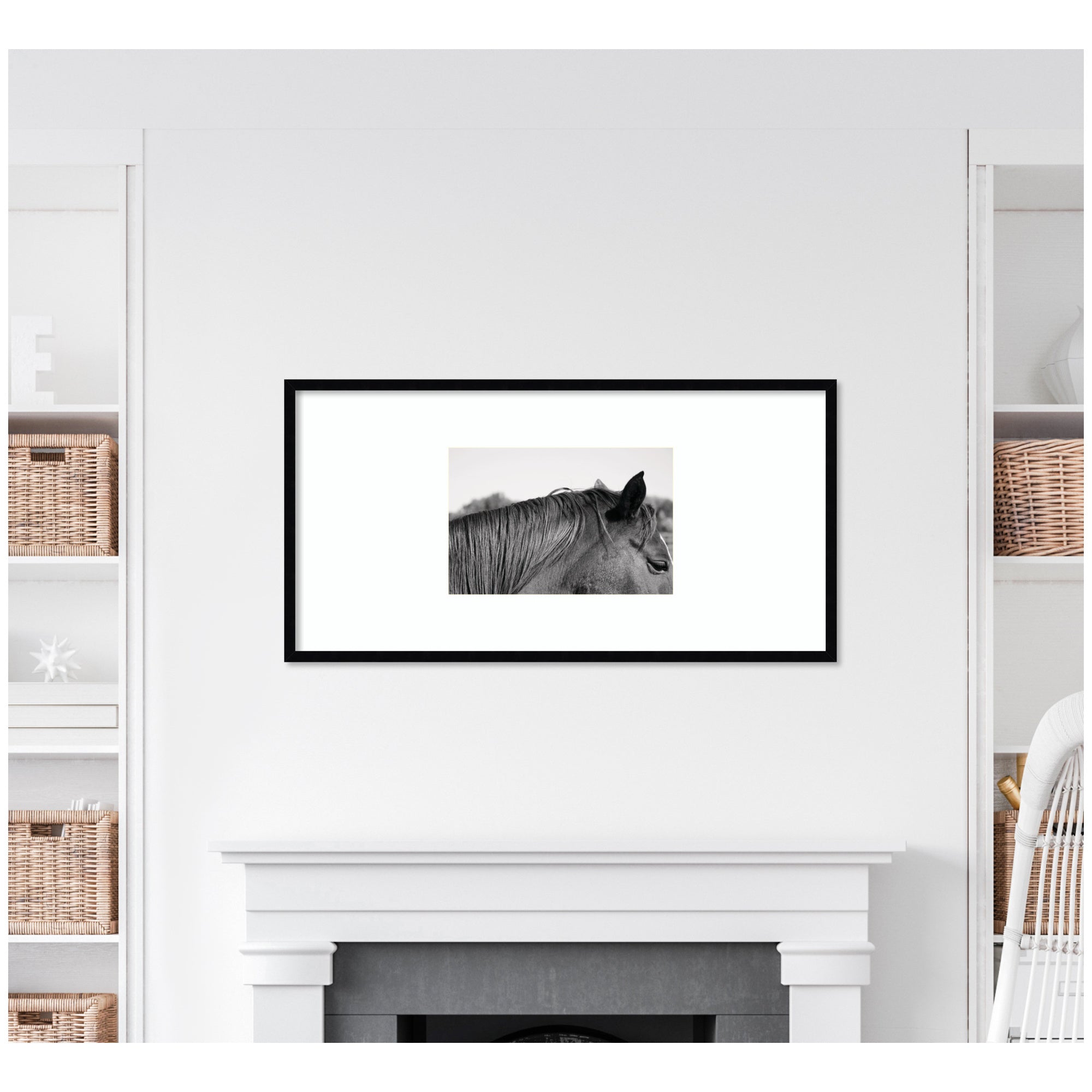 Framed Art Svelte Noir Black 41x21 7