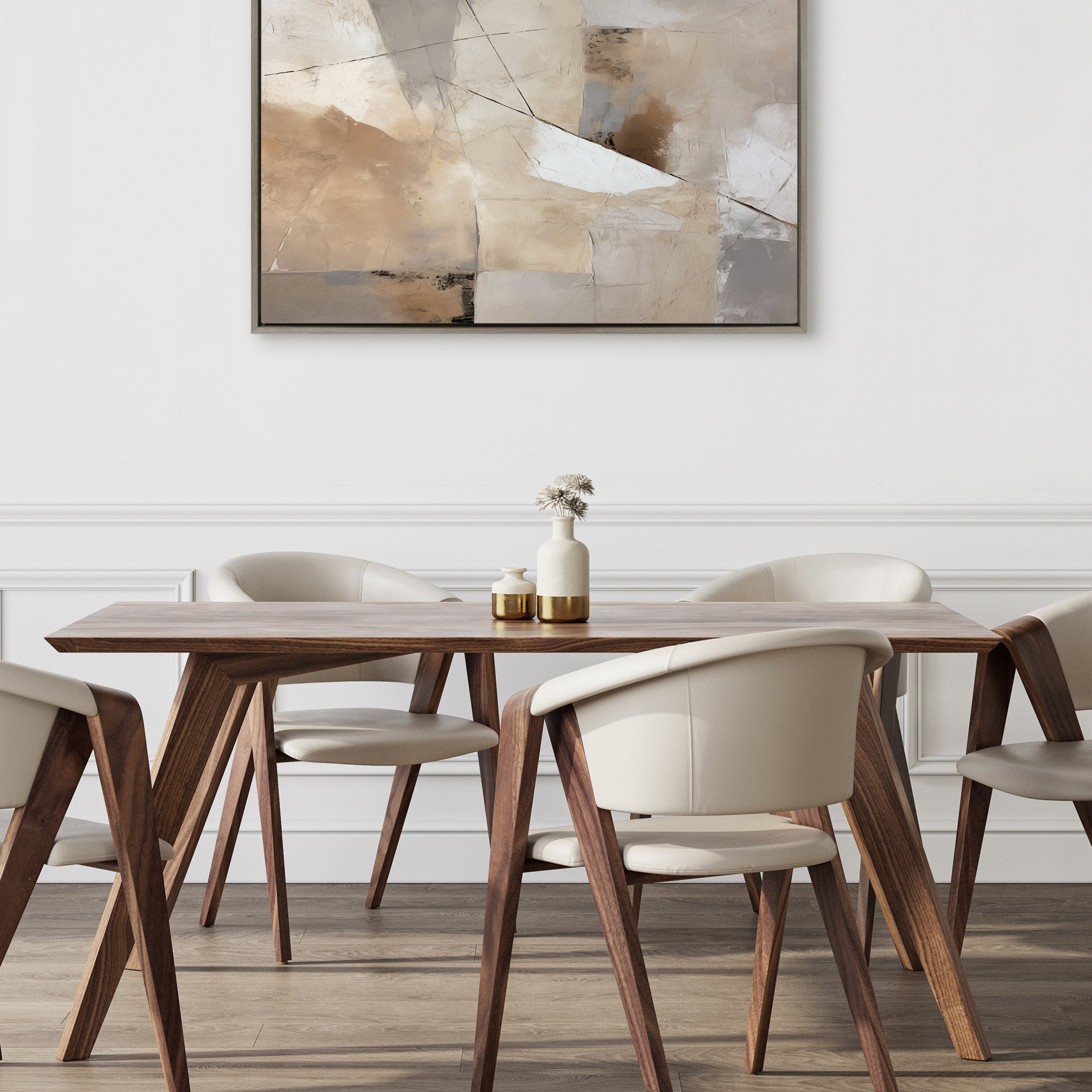 Framed Canvas 31.5x41.5 Sylvie Graywash 5