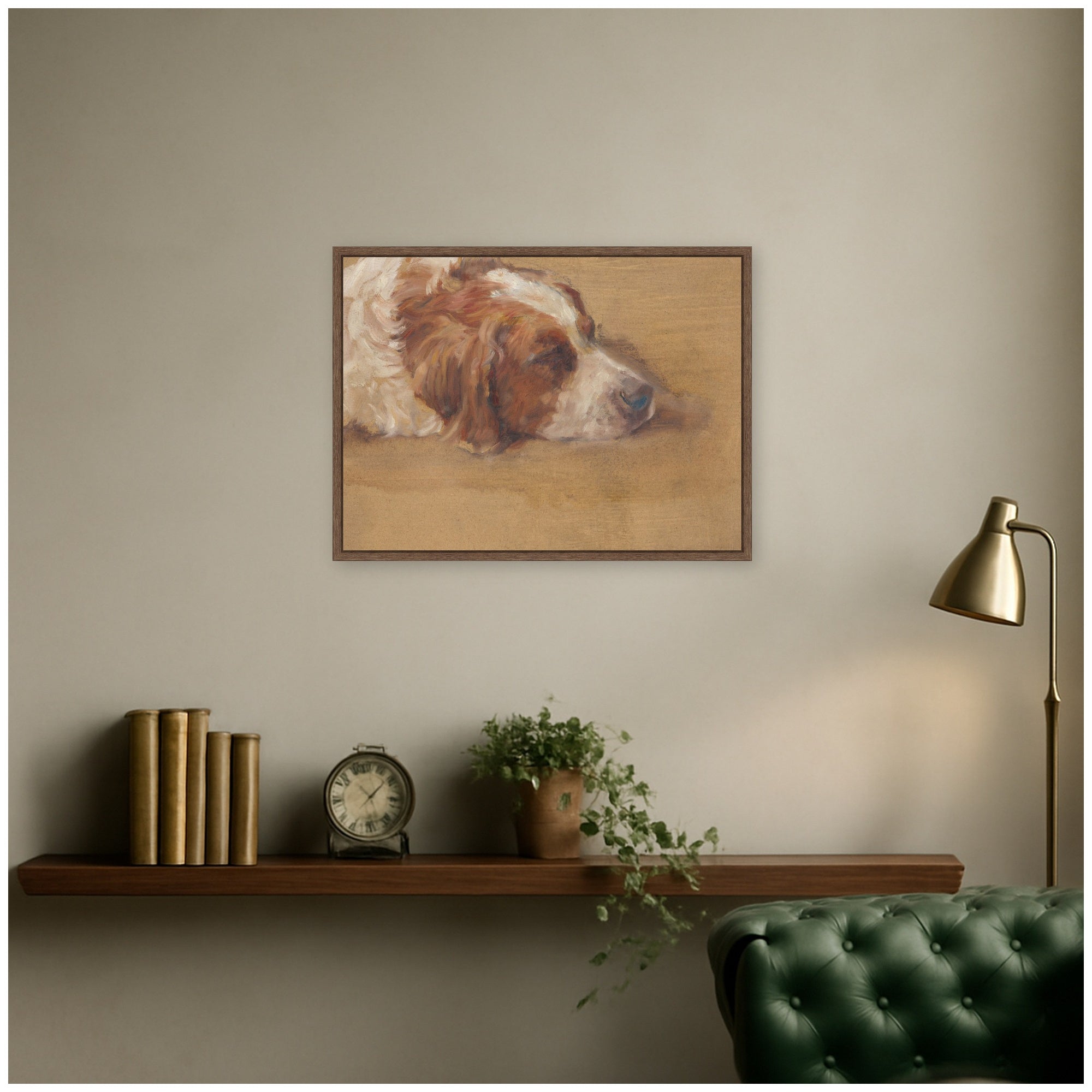 Framed Canvas 24x18 Sylvie Walnut 6