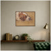 Framed Canvas 24x18 Sylvie Walnut 6